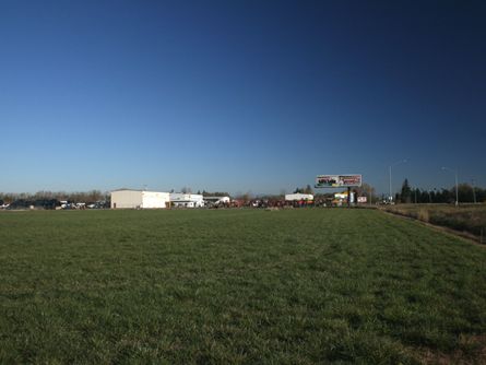 Albany Oregon Commercial Development Land with Large Billgoard