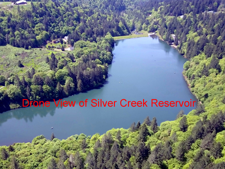 Overlooking Silver Creek Reservoir
