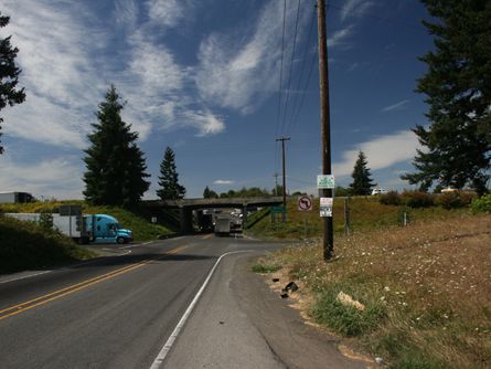 Access just East of I-5 Donald Exit #278