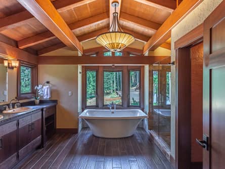 Second Upper Suite Bathroom with heated tile floor