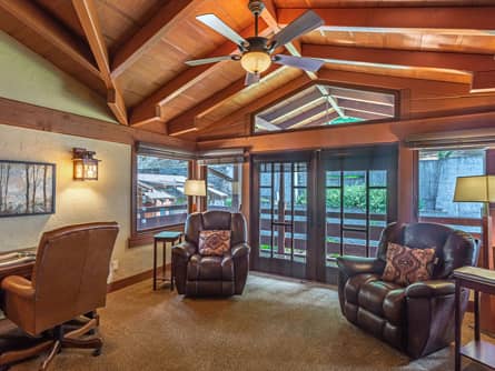 Second Upper Bedroom Suite sitting area with private deck