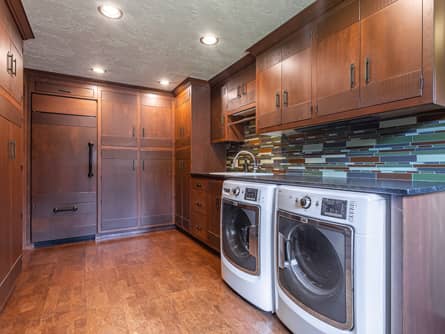 Laundry/Pantry with 2nd built-in sub-zero fridge