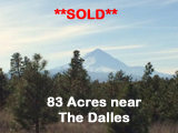 83 acres The Dalles Oregon Land for Sale